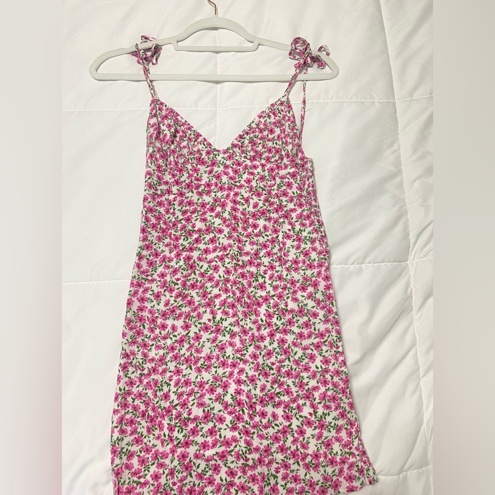 Dainty Pink Floral Dress